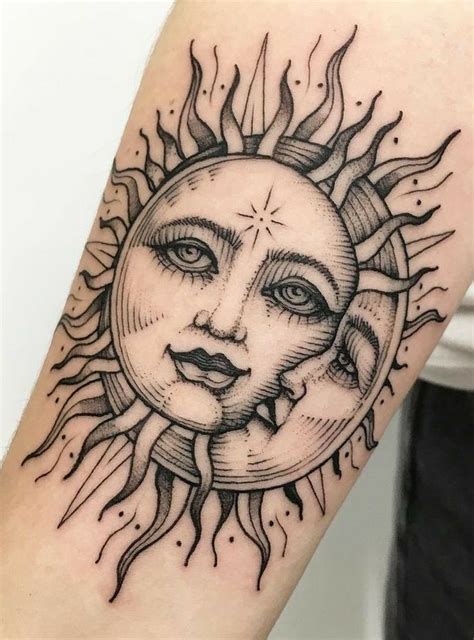 Sun and Moon Tattoo | Tattoo Ideas and Inspiration | sandraxstorm | Sun tattoos, Sleeve tattoos ...