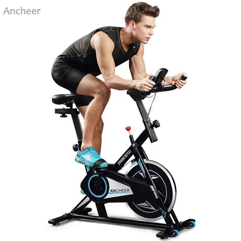 ANCHEER Exercise Bike Bicycle Cycling Spinning Bike Trail Training Apparatus Stationary Bicycle ...