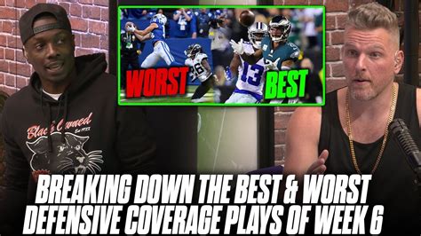 The Best And Worst Defensive Back Plays Of NFL Week 6 With Darius Butler | Pat McAfee Show - Win ...