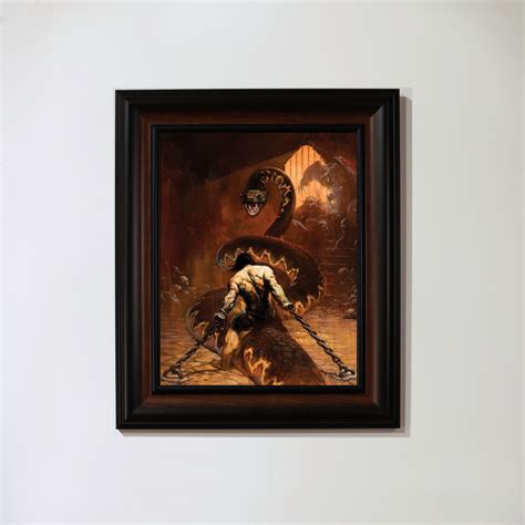 Chained Fine Art Print/Framed Art – Frazetta Art Museum