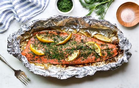 Foil-Packet Grilled Salmon | Nourishing Meals®