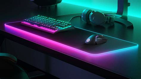 This absolute unit of a mousepad with RGB lighting is on sale for $50 ...