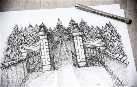 Castle entrance by Pajaanch2 on DeviantArt