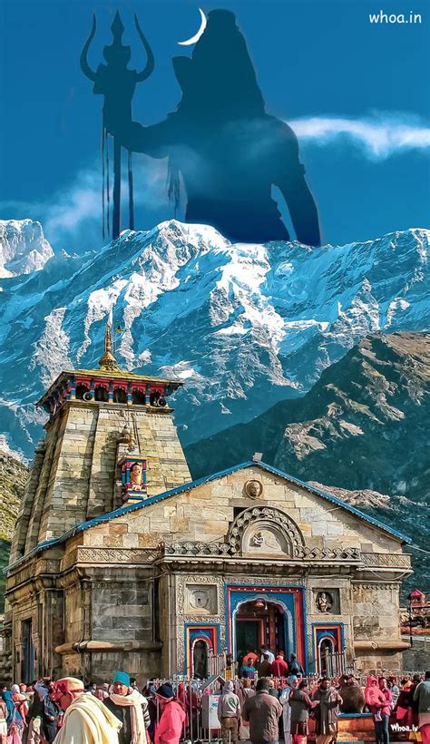 Kedarnath Temple Hd Wallpaper For Mobile -Temple, Bhole