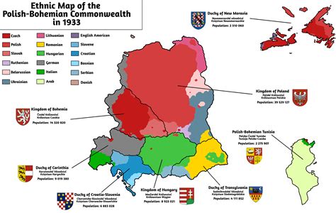 Ethnic map of Polish-Bohemian Commonwealth : r/ByGoldIron