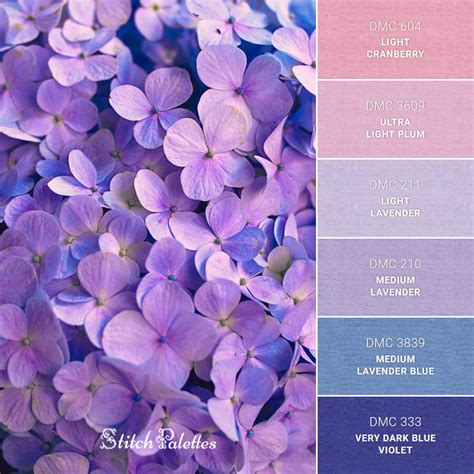 Weekly Archives - Stitch Palettes | Lavender color palette, Violet color palette, Purple color ...