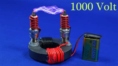 FREE ENERGY HIGH VOLTAGE GENERATOR 9V TO 1000 WATT NEW TECHNOLOGY 2019 NEW ELECTRICITY PROJECT ...