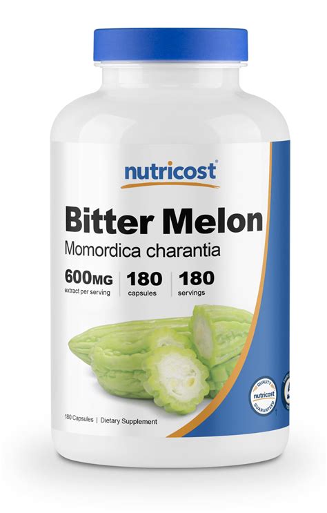 Nutricost Bitter Melon 600mg, 180 Capsules - Walmart.com