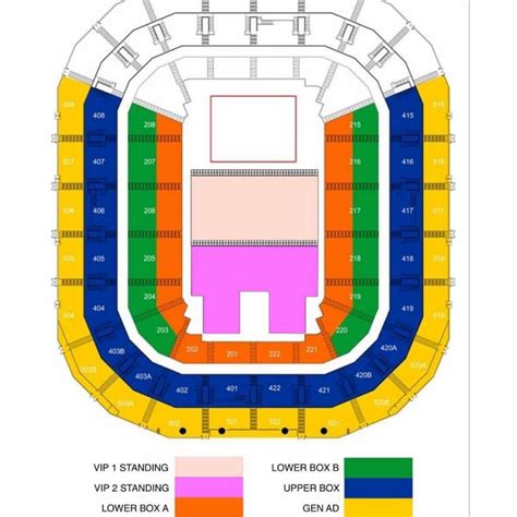 Here's the seating chart for... - SM Mall of Asia Arena