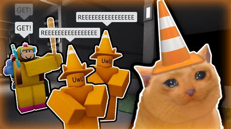 FIGHTING THE TRAFFIC CONE FURRYS / ROBLOX FURRYS - YouTube