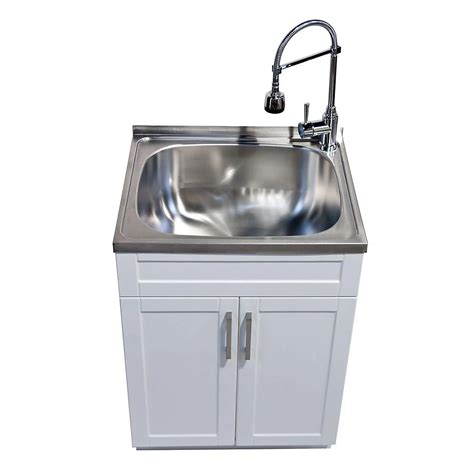 Utility Laundry Sink With Cabinet