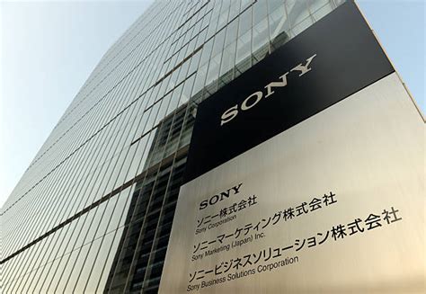 Outside view of the Sony headquarters building in Tokyo on May 9, 2013 ...