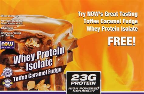 Free NOW Sports Whey Protein Isolate Sample