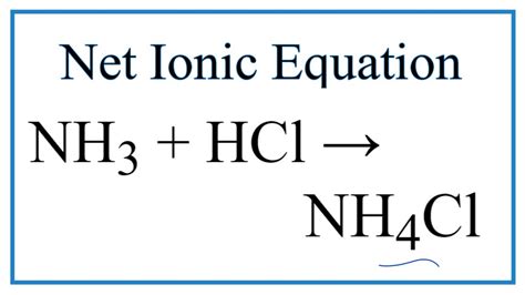 Unbelievable Ammonia + Hcl Equation Electric Potential Formula Class 12