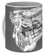 Germany cutaway engine BMW M06 2.5 liter 150 ps Drawing by Vladyslav Shapovalenko | Pixels