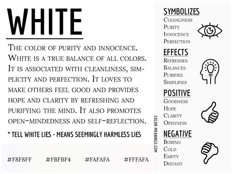 White Color Meaning: The Color White Symbolizes Purity and Innocence ...