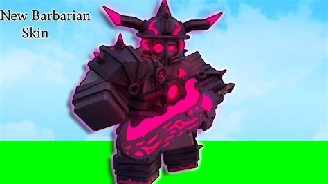 New Corrupted Barbarian Skin On (Roblox Bedwars) - YouTube