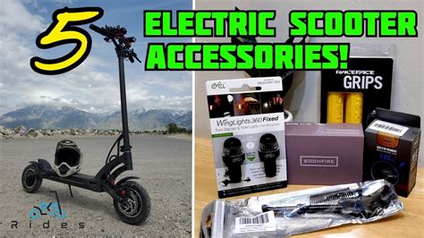 Reviewing 5 Electric Scooter Accessories!