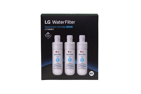 LG LT1000P3 - 6 Month / 200 Gallon Capacity Replacement Refrigerator Water Filter 3-Pack (NSF42 ...