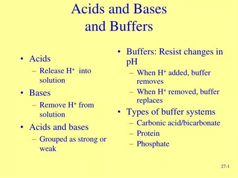 PPT - Acids and Bases and Buffers PowerPoint Presentation, free ...