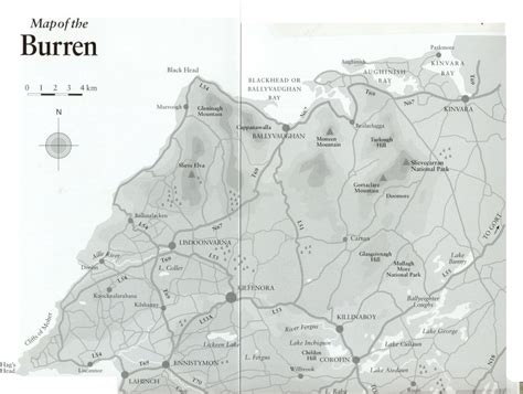 The Burren: Large Map of the Burren