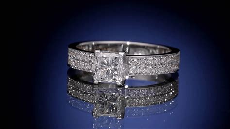 Princess cut Diamond Engagement Ring on Vimeo