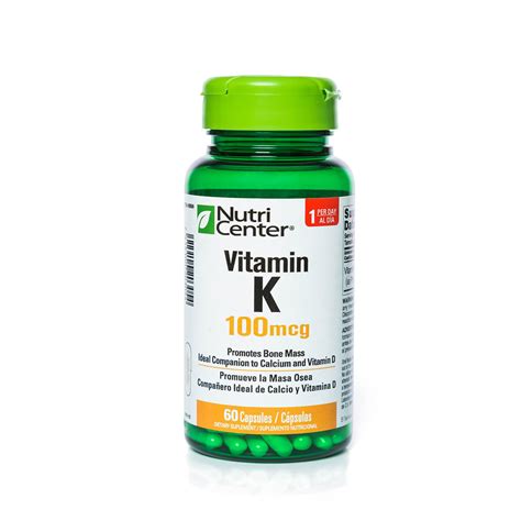 Vitamin K 100mcg – Nutricenter