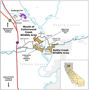 Cottonwood California Map | World Map Gray