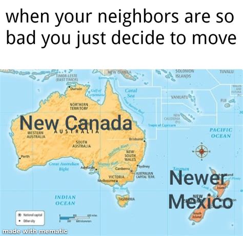 Hope Australia and New Zealand are ok with this : r/memes