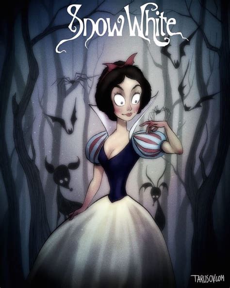 Artist Reimagines Classic Disney Characters as Tim Burton Style ...