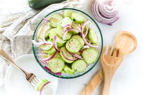 Vinegar Marinated Cucumbers (Cucumber Salad) | Favorite Family Recipe