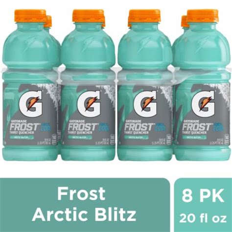 Gatorade® Frost Blue Teal Arctic Blitz Sports Drink Multipack Bottles, 8 bottles / 20 fl oz ...