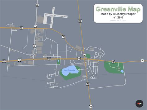 Greenville Map