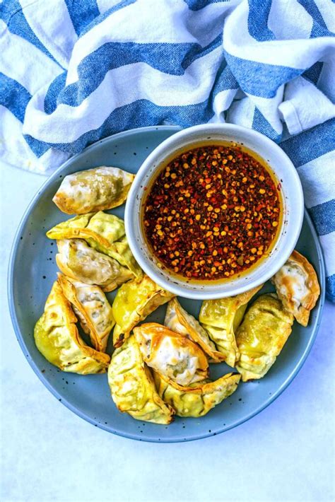 Air Fryer Gyoza - Hungry Healthy Happy