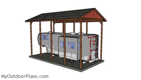 20x40 RV Carport Plans | MyOutdoorPlans | Free Woodworking Plans and Projects, DIY Shed, Wooden ...