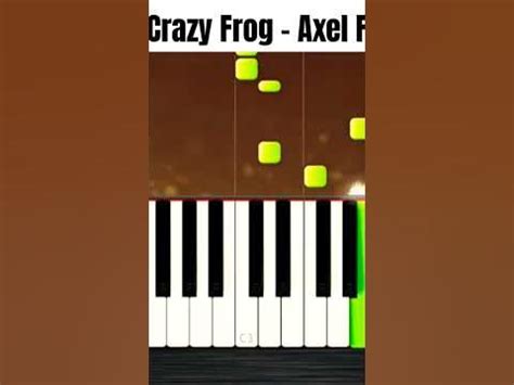 Crazy Frog - Axel F - Piano Easy Tutorial #shorts #short #youtubeshorts #viral #piano - YouTube