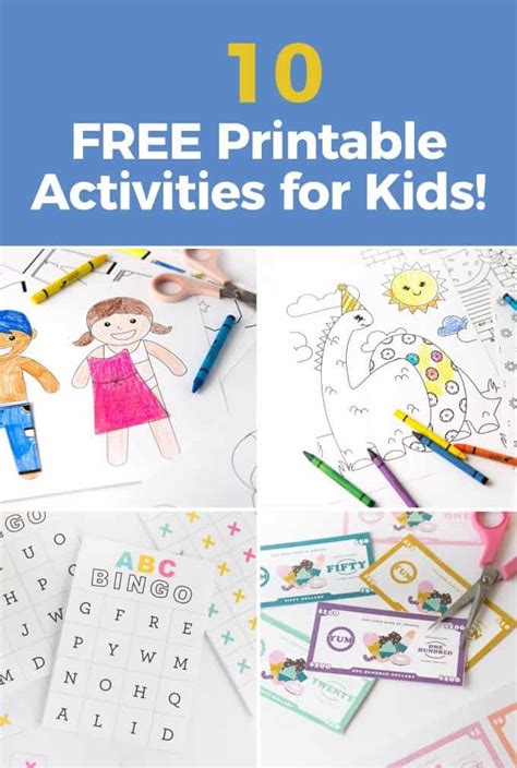 10 Free Printable Activities for Kids! - Design Eat Repeat