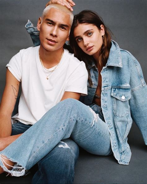 Taylor Hill AG Jeans Fall 2022 Campaign