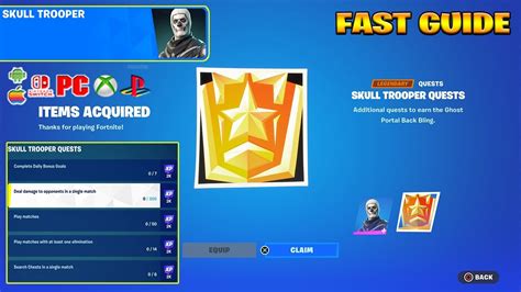 How To COMPLETE ALL SKULL TROOPER QUEST PACK CHALLENGES in Fortnite ...