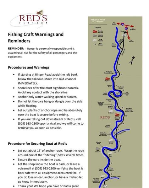 Yakima River Float Map - Alexia Lorraine