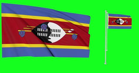 Eswatini Flag Stock Video Footage - 4K and HD Video Clips | Shutterstock