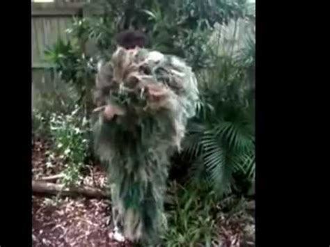 Homemade Ghillie Suit - Camouflage Suit Demo - Next72Hours - YouTube