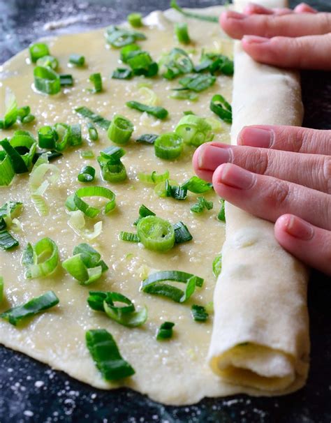 Vegan Scallion Pancakes | Cilantro and Citronella