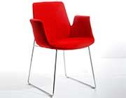 Modern Red Fabric Lounge Chair VG100 | Accent Seating