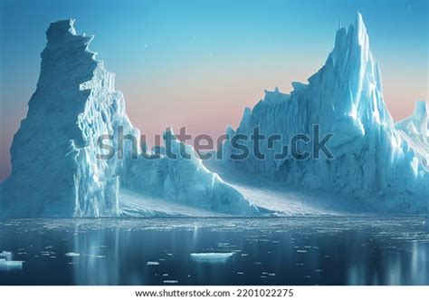 Iceberg Floating Arctic Ocean Icebergs Melt Stock Illustration 2201022275 | Shutterstock