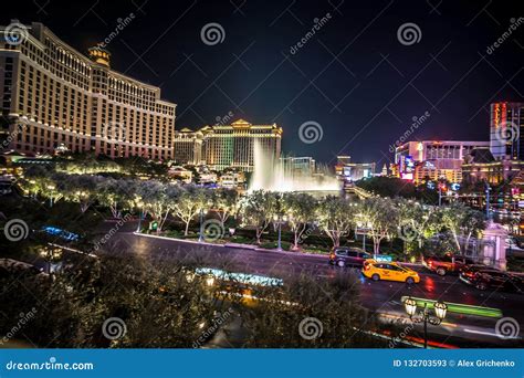 World Famous Fountain Water Show in Las Vegas Nevada Editorial Stock Photo - Image of show ...