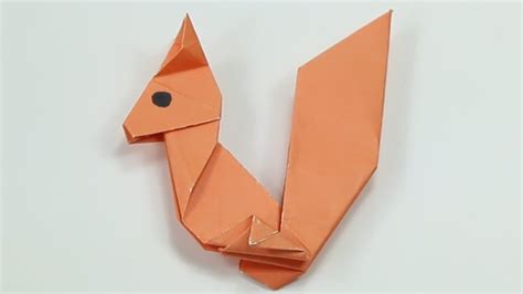 How to make a Paper Squirrel|Origami Squirrel-Easy Origami Tutorials ...