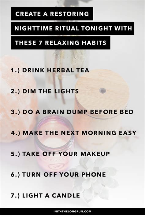 Create a Restoring Nighttime Ritual Tonight With These 7 Relaxing Habits | Night routine, Night ...