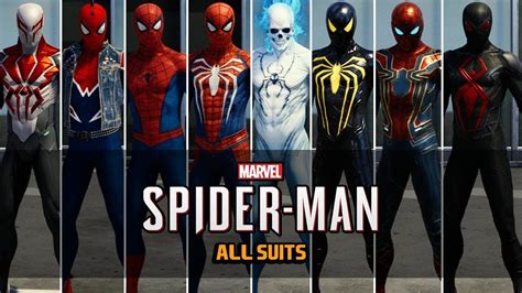 Marvel's Spider-Man PS4 - All Suits/Costumes Web Swinging across NYC ...