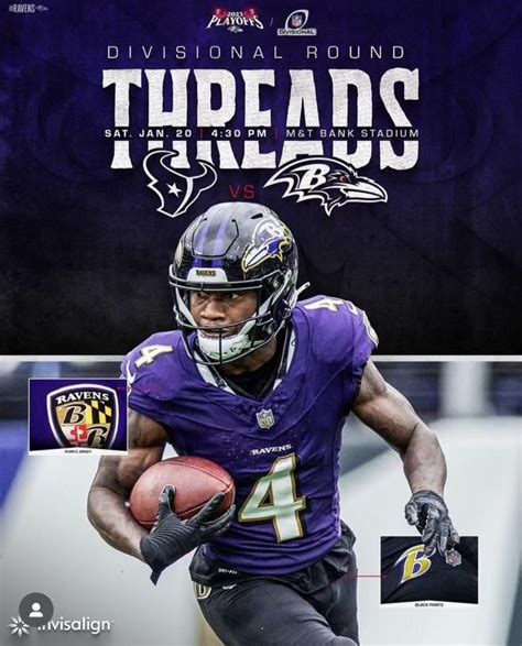 Threads vs. Texans - The Ravens are 2-0 in the playoffs with this combo ...